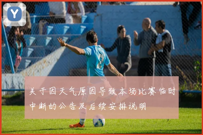 关于因天气原因导致本场比赛临时中断的公告及后续安排说明